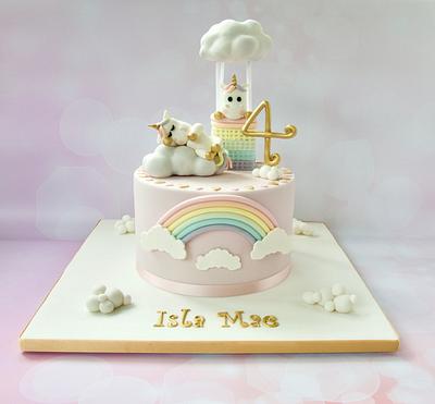 Unicorns Clouds & Rainbows - Cake by Canoodle Cake Company