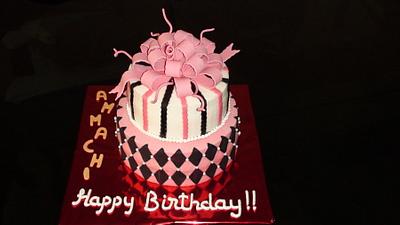 Chic & Pink!! - Cake by Marilyn mary