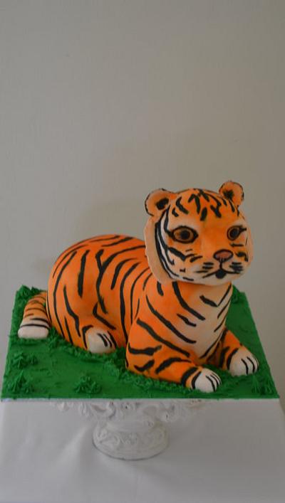 tiger cake - Cake by Sue Ghabach