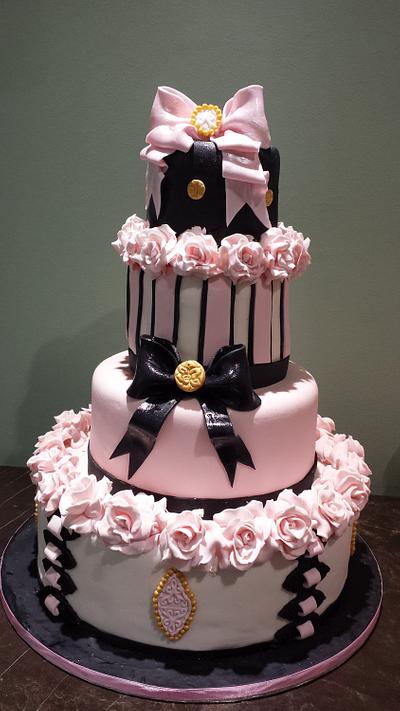 ROMANTIC WEDDING CAKE - Cake by Christina Papadopoulou