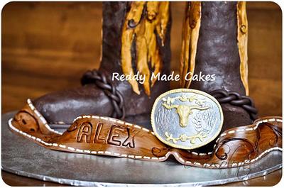 Cow Boy Boots - Cake by Crystal Reddy