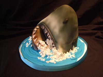 Shark Week Cake - Cake by erinCA