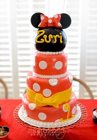Minnie Mouse Birthday Cake - Cake by LadyCakes