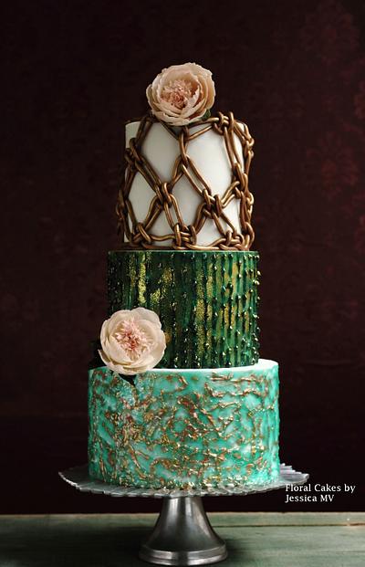 VINTAGE MACRAMES WEDDING CAKE - Cake by Jessica MV