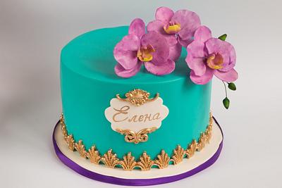 Orchid cake - Cake by Dorsita