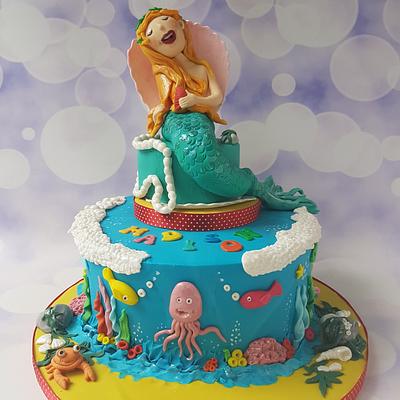 The Singing mermaid  - Cake by Jenny Dowd