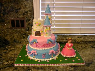 Princess Castle Cake - Cake by Craving Cake