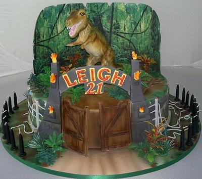 Jurassic Park - Cake by Paul Delaney of Delaneys cakes