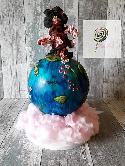 Spinning worldglobe - Cake by Pien Punt