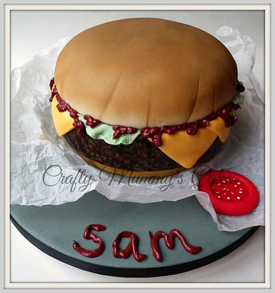 Cheeseburger Cake - Cake by CraftyMummysCakes (Tracy-Anne)