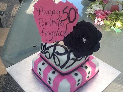 Happy 50th Birthday - Cake by Cathryn Kiesewetter