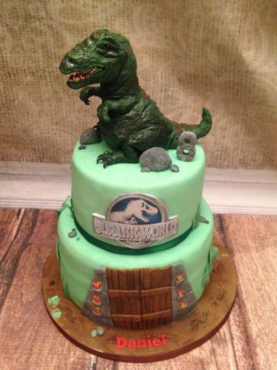  Jurassic Park dinosaur Cake - Cake by silversparkle