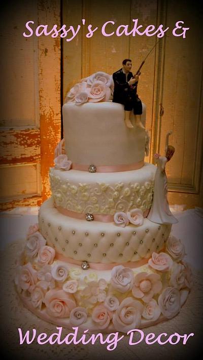 Rose Romance - Cake by Sassy's Cakes
