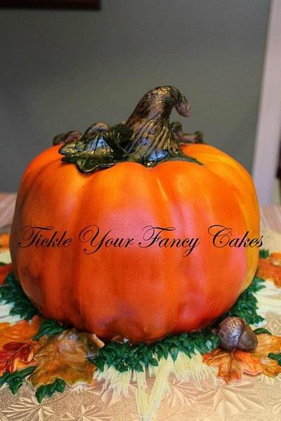 A Pretty Pumpkin - Cake by FancyCakes