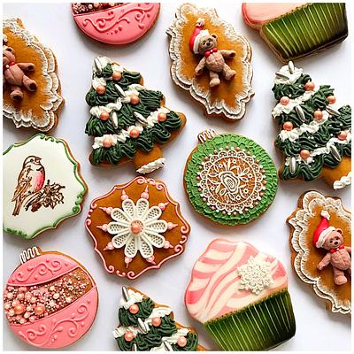 Vintage style Christmas Cookies - Cake by Nadia "My Little Bakery"
