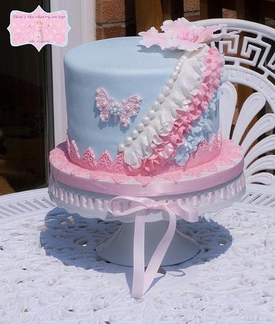 Baby blue - Cake by charmaine