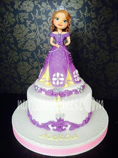 Modelan Princess Sopía.  - Cake by Nurisscupcakes