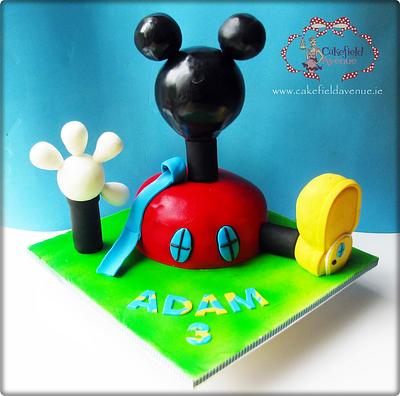 MICKEY MOUSE CLUBHOUSE CAKE - Cake by Agatha Rogowska ( Cakefield Avenue)