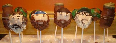 Duck Dynasty Cake Pops - Cake by Shelly- Sweetened by Shelly