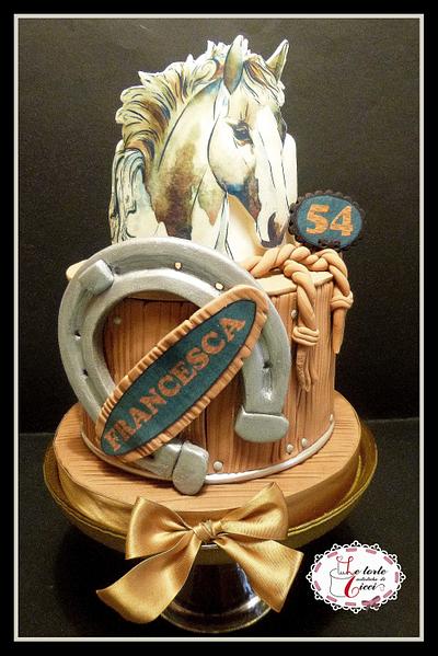 Horses passion cake - Cake by "Le torte artistiche di Cicci"
