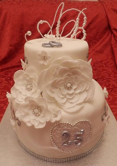 anniversary wedding cake - Cake by sweet_sugar_crazy