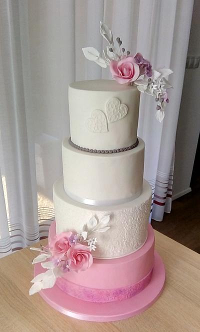 Wedding cake - Cake by Sladká závislost