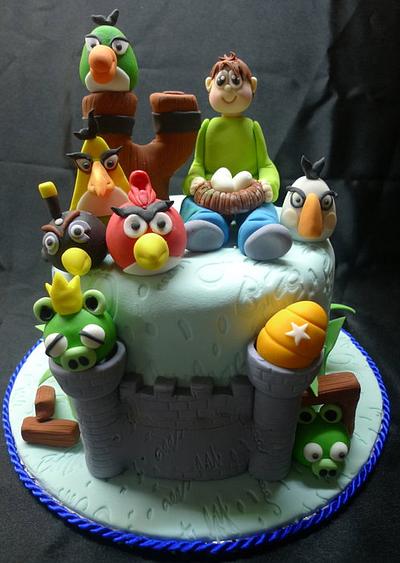 Angry Birds! - Cake by Pia Angela Dalisay Tecson
