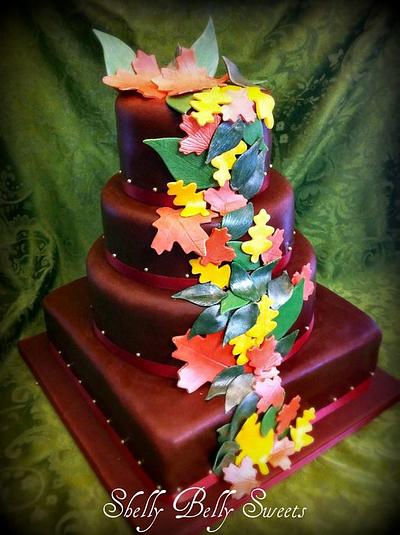 Fall wedding cake - Cake by Shelly Vance