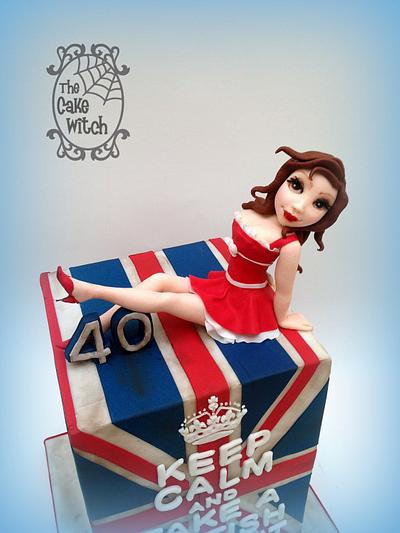 Keep Calm And Fake a British Accent - Cake by Nessie - The Cake Witch