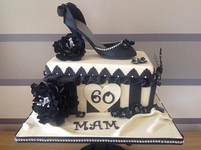 60th Birthday cake - Cake by Heathers Taylor Made Cakes
