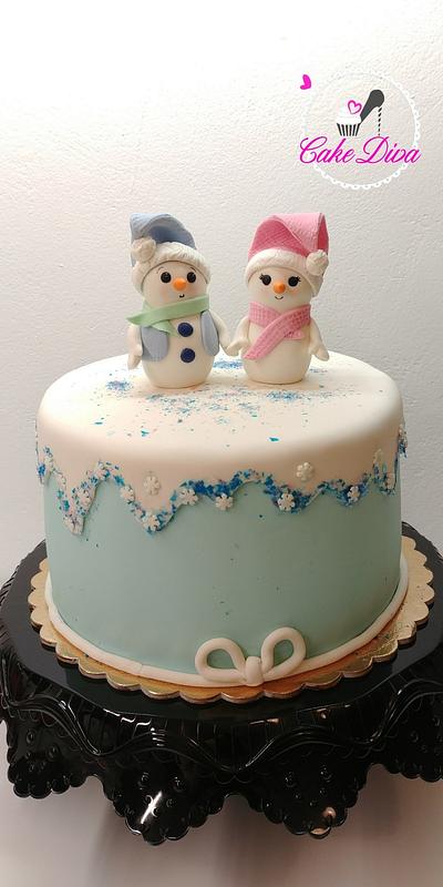 My little Snowman Cake!  - Cake by Michelle Kupsa 