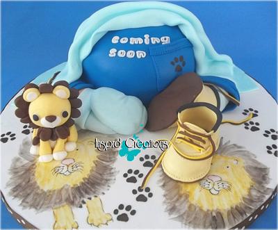 The baby lion baby butt - Cake by Willene Clair Venter