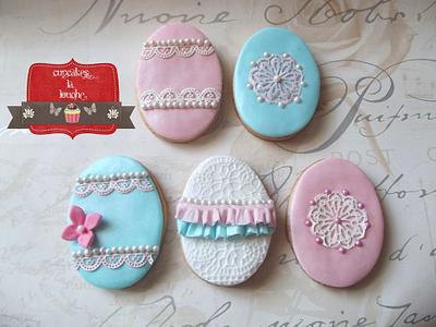 Easter cookies - Cake by Cupcakes la louche wedding & novelty cakes