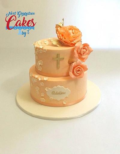 Baptism cake - Cake by Teresa Davidson