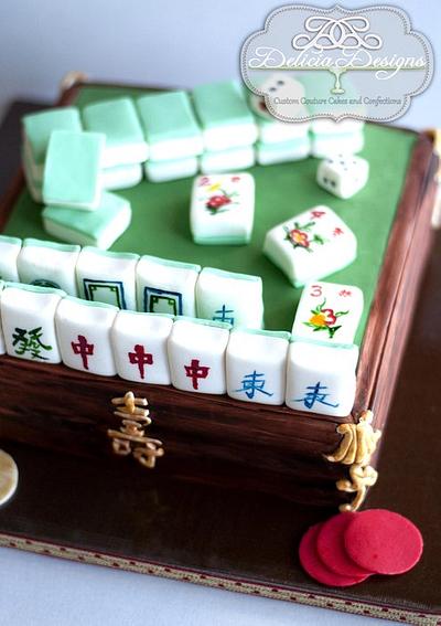Mahjong Cake - Cake by Delicia Designs