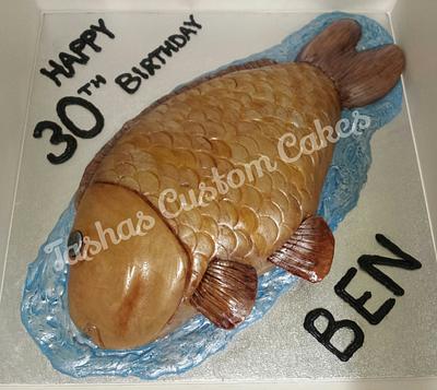 Carp Fish Cake - Cake by Tasha's Custom Cakes