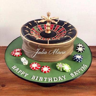 Roulette Birthday Cake - Cake by Julia Marie Cakes