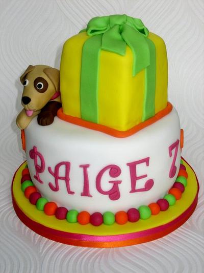 Dog Birthday Cake - Cake by Pam 
