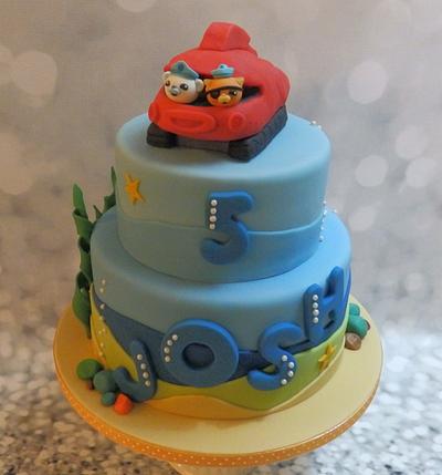 Octonauts two-tier birthday cake - Cake by Rachel Roberts