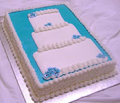 Wedding Cake Bridal Shower  - Cake by Stephanie Dill