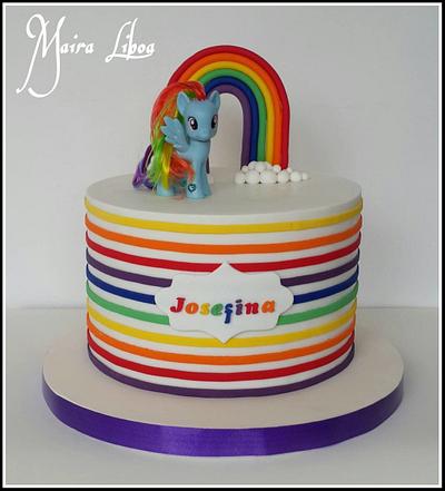 Rainbow Dash - Cake by Maira Liboa