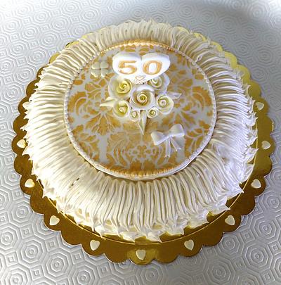 50 Golden Years Together... - Cake by My Sweet World_Elena