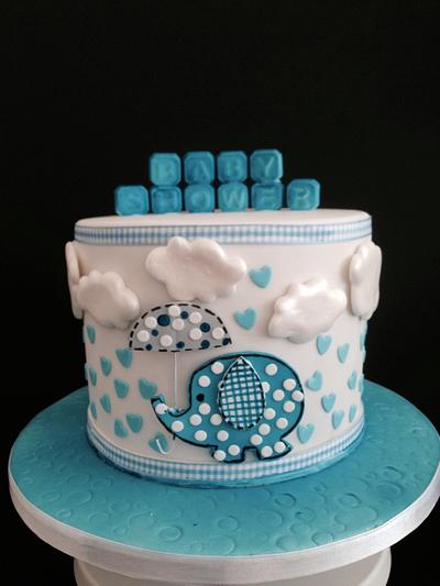 Baby shower cake  - Cake by Jackie - The Cupcake Princess