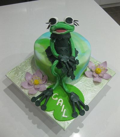 Frog  - Cake by Sweetz Cakes