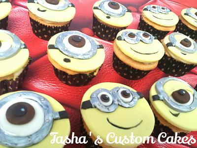 Minion Cupcakes - Cake by Tasha's Custom Cakes