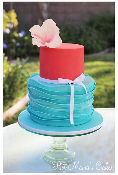 Tropical Bridal Shower - Cake by Hot Mama's Cakes