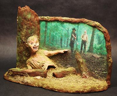 Rotting Zombie Frame - Cake by Teresa Frye