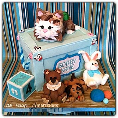 Baby toy box  - Cake by The hobby baker 