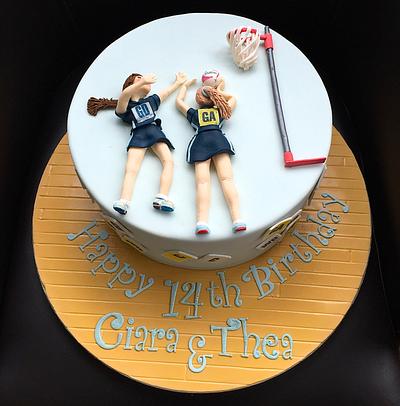 Wimborne Netball Club Themed Birthday Cake | Susie's Cakes