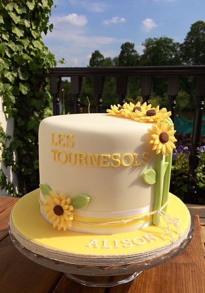 Sunflowers - Cake by Jane-Simply Delicious